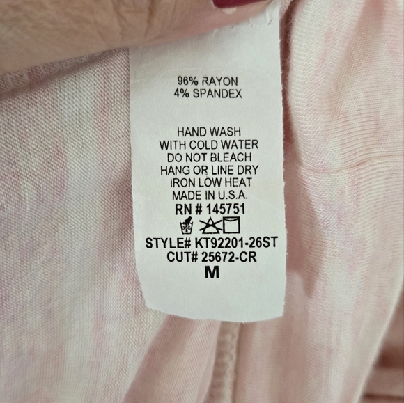 Slouchy pink Stripe Talulah top Medium - Picture 5 of 5